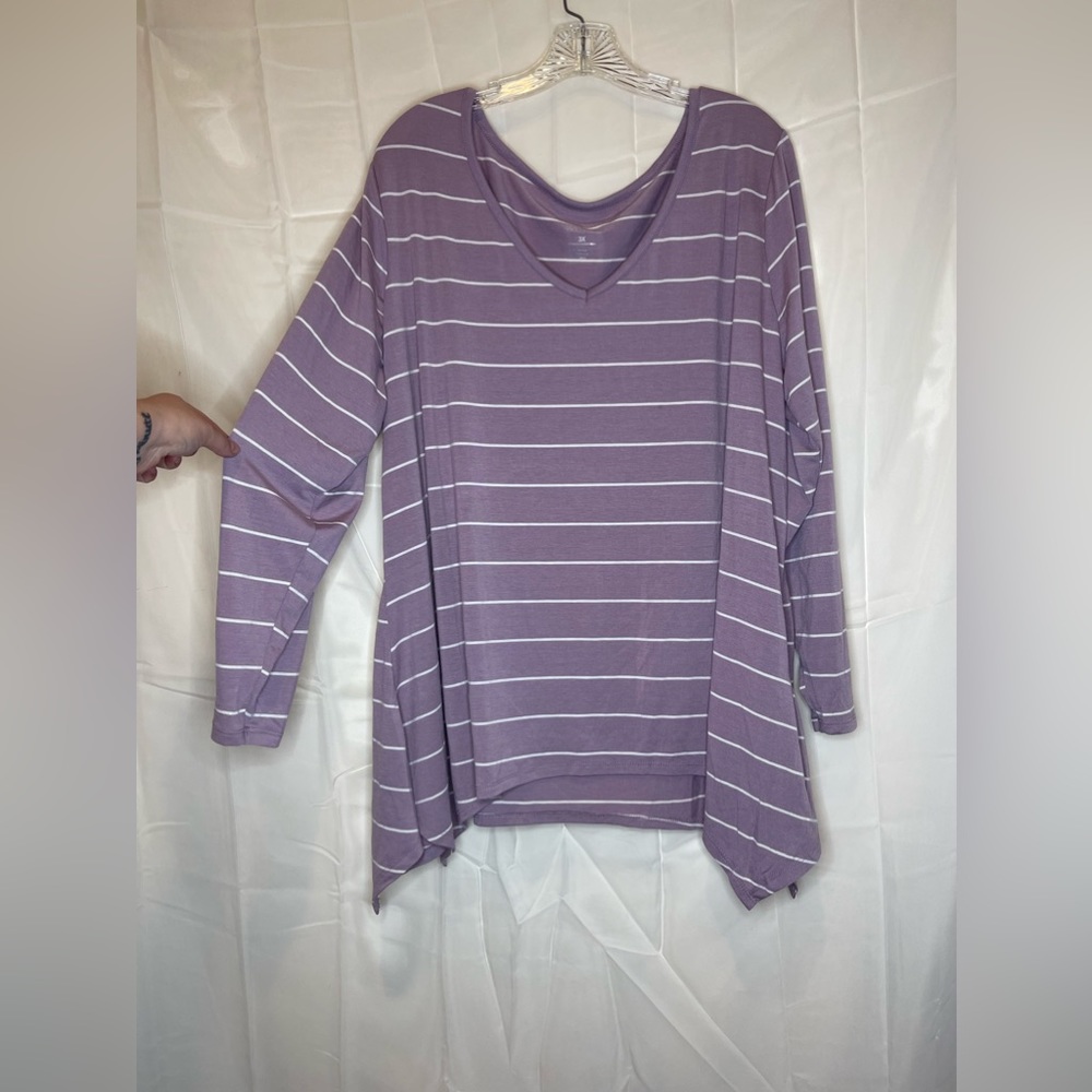 Just be 3x long sleeve striped tunic